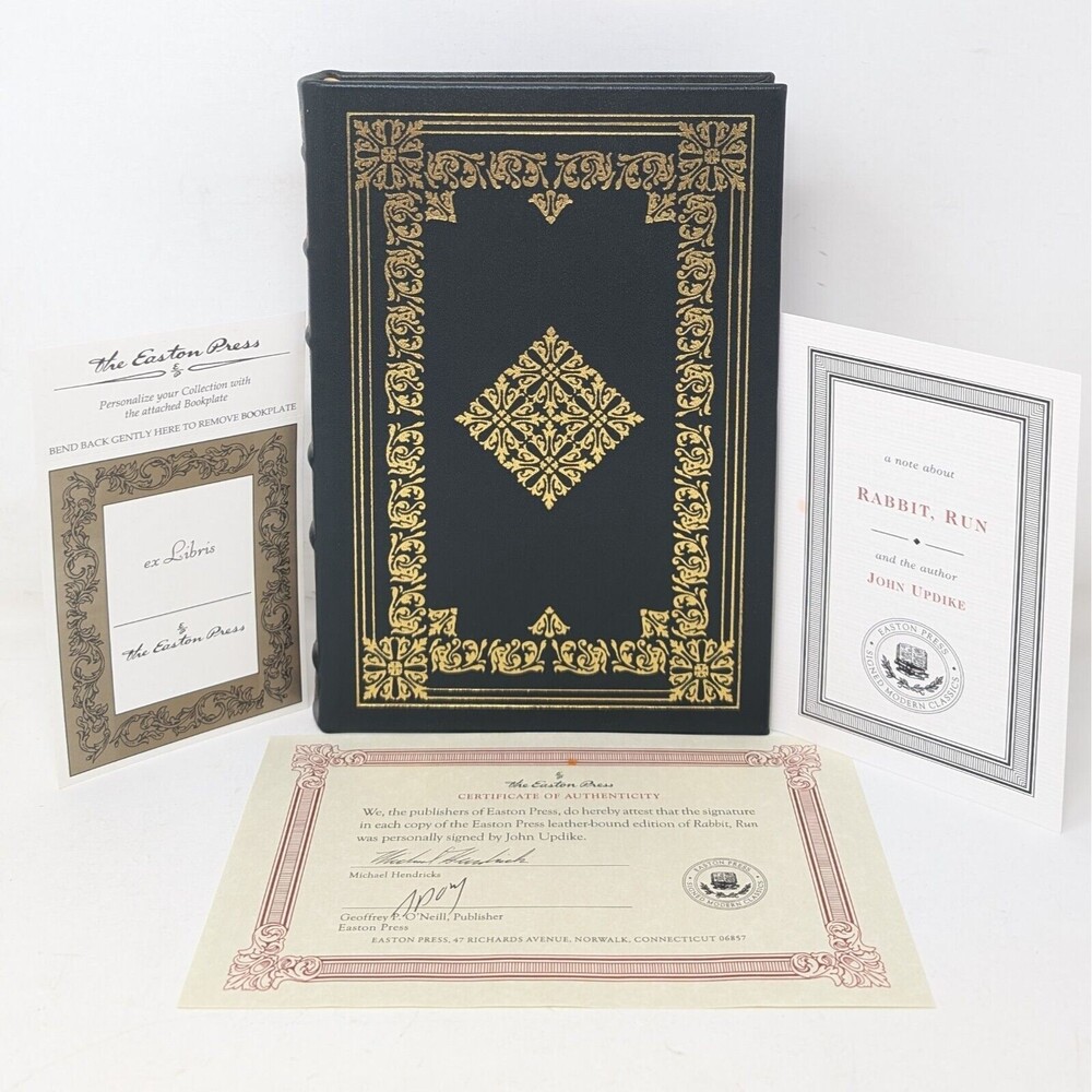 Rabbit, Run by John Updike Signed Edition Easton Press 1999 Leather Bound